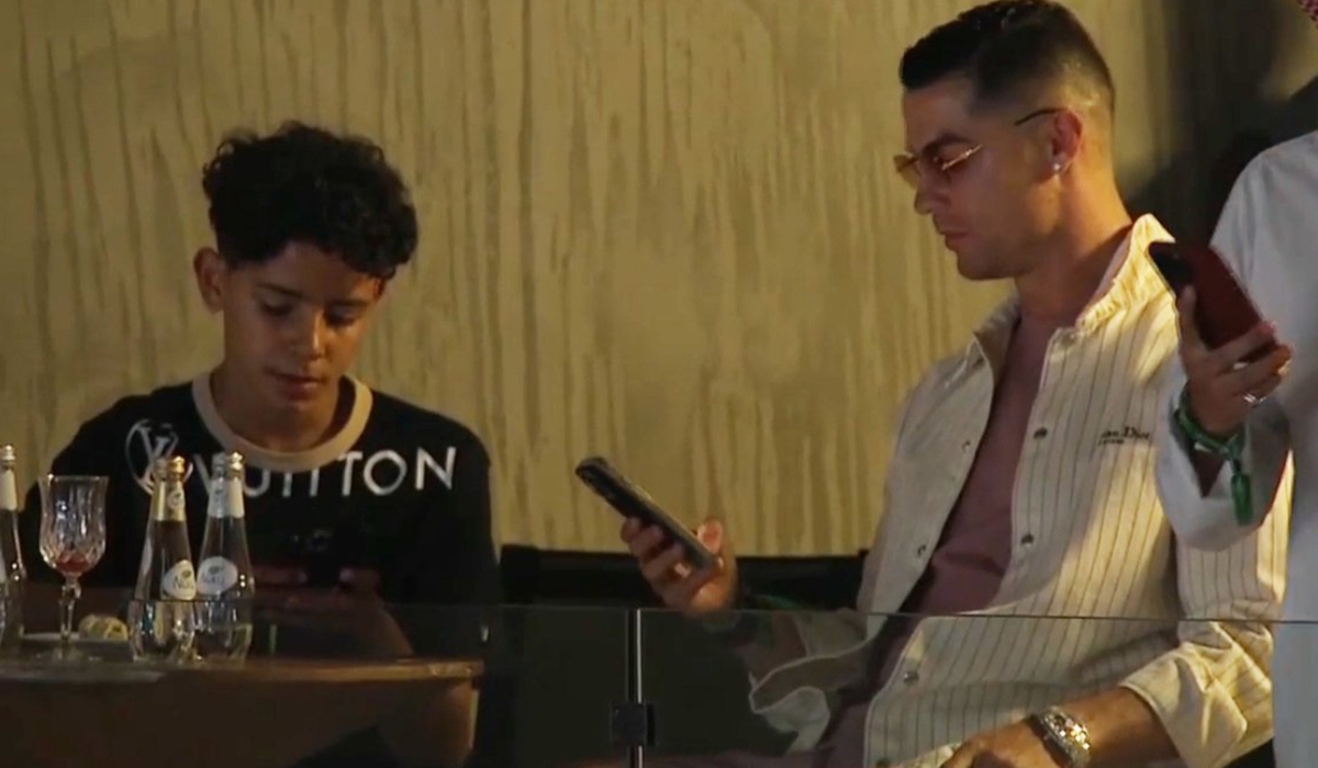 Cristiano Ronaldo at Jake Paul’s boxing match